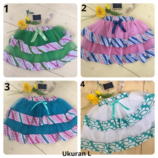 Rok Tutu Batik Anak