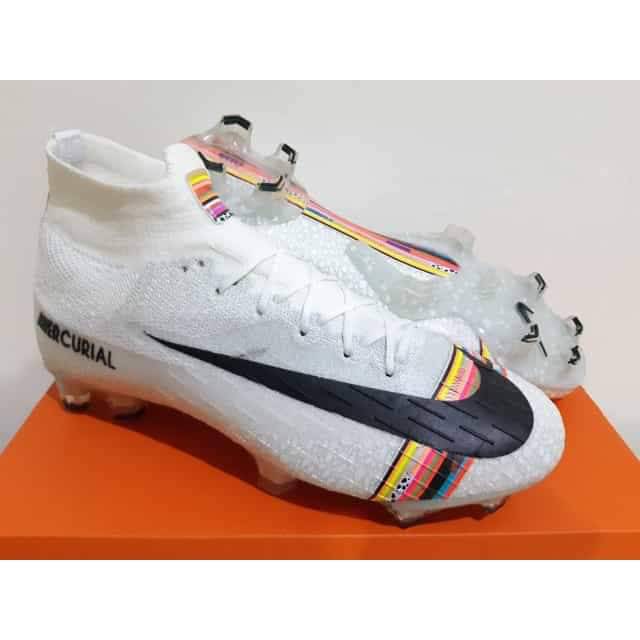 Sepatu Bola - Soccer Nike Mercurial Superfly VI CR7 White Multicolor - FG