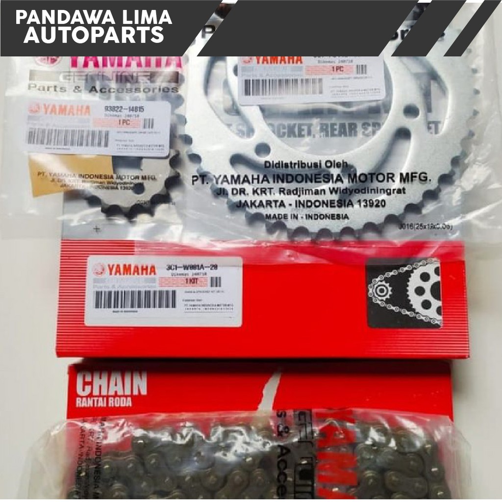 GEAR SET YAMAHA VIXION OLD ORI YGP