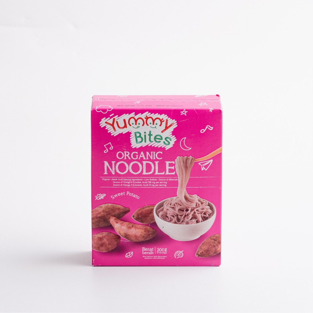 Yummy Bites Organic Noodle / Mie Bayi Organik / MPASI / Mie BAYI MPASI / Babylex