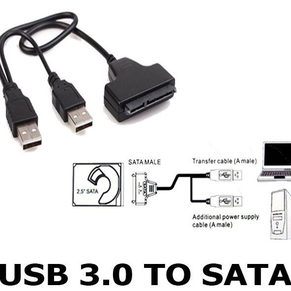 Kabel USB to SATA/USB 3.0 to SATA