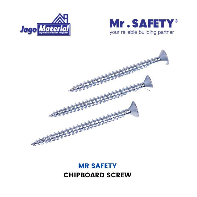 

[cod] Sekrup Kayu dan Sekrup Gipsum Mr. Safety (Chipboard Screw Box) [cod]