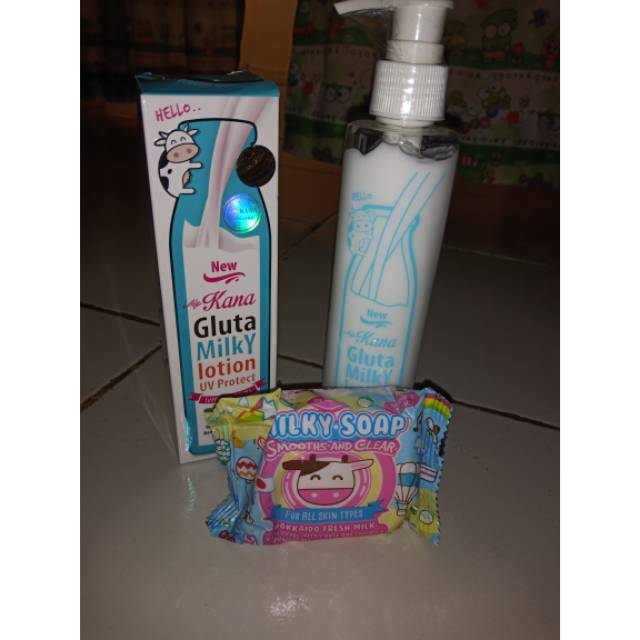 MYKANA GLUTA MILKY LOTION GLUTA MILKY SOAP