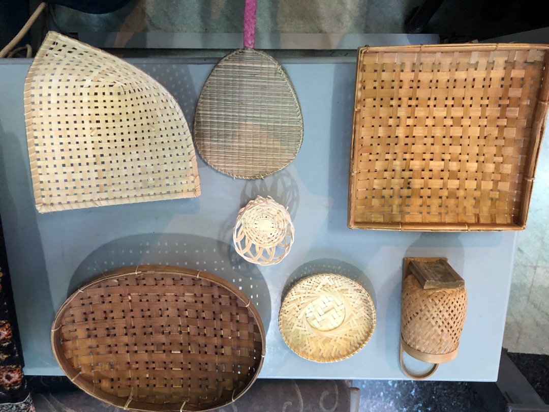 (krj03) Keranjang Permen Rotan D 7 Cm