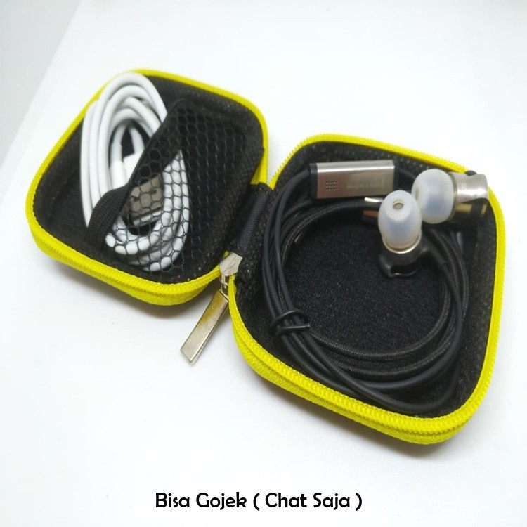 Tempat Dompet Pouch Wadah Dompet Pelindung Earphone Flashdisk Kabel Multifungsi