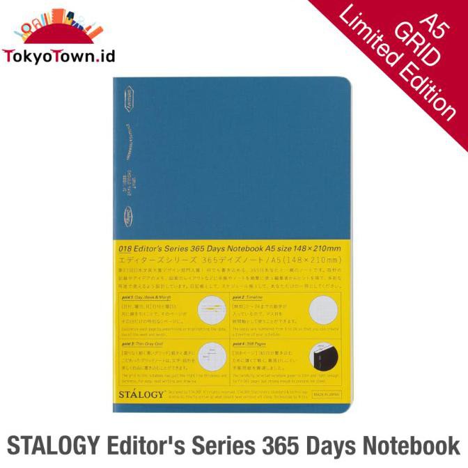 

PROMO Stalogy 365 Days Notebook Limited Edition A5 - Cobalt Blue Office & Stationery | Buku Tulis |