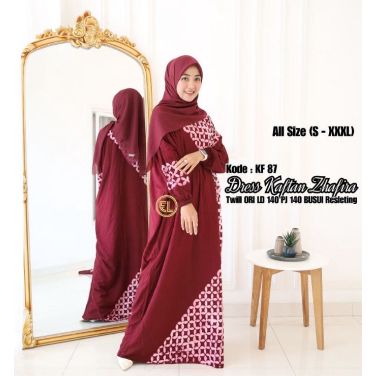 GAMIS KAFTAN TWILL ORI - BATIK ELZHAF