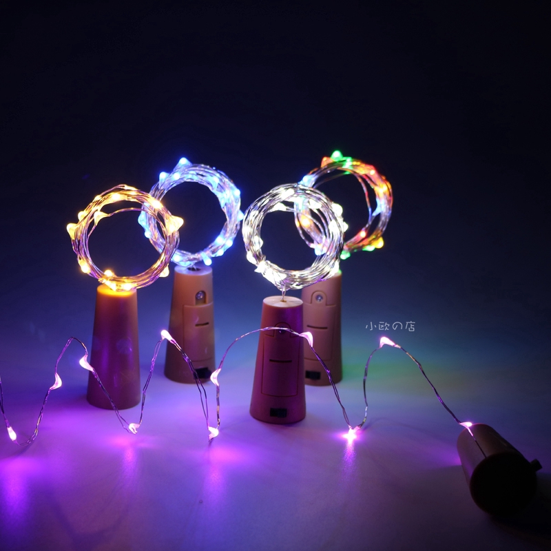 Lampu String / Kabel / Natal LED 1M / 2m / 3M / 5M untuk Botol Wine