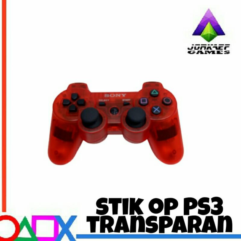 STIK PS3 PREMIUM OP TRANSPARAN  STICK PS3 DS3 BEST QUALITY ORI PABRIK