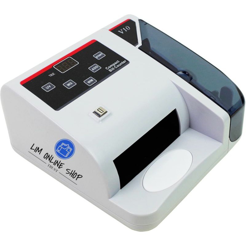 Alat Mesin Penghitung Deteksi Uang Palsu Money Counter V10 Ultraviolet Magnetic Portable Original