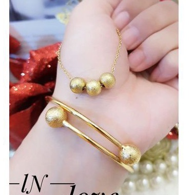 TiTanium set gelang cincin p62849