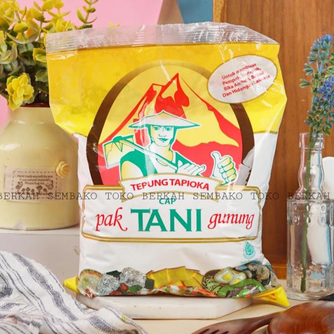 

Promo Awal tahun Tepung Tapioka Cap Pak Tani Gunung 500 gram / Sagu Tani Tapioka Promo Awal tahun