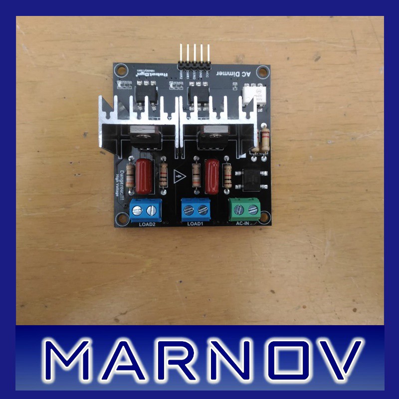 Module TRIAC BTA16 Zero Crossing Detector Arduino AC ZCD Modul 2 Ch Dimmer