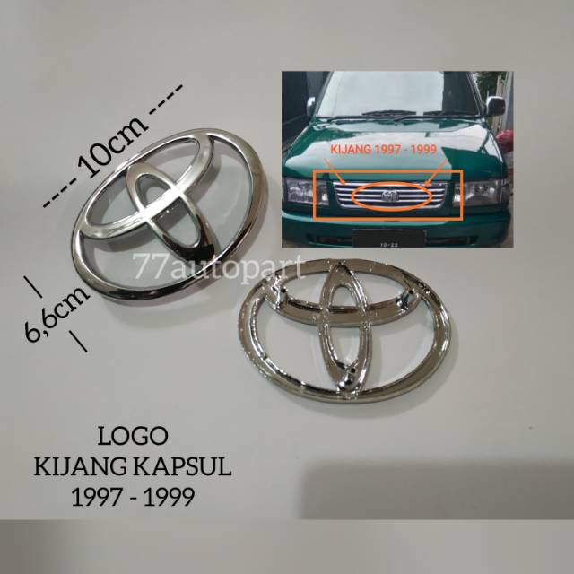 Emblem logo grill kijang kapsul 1997 1999