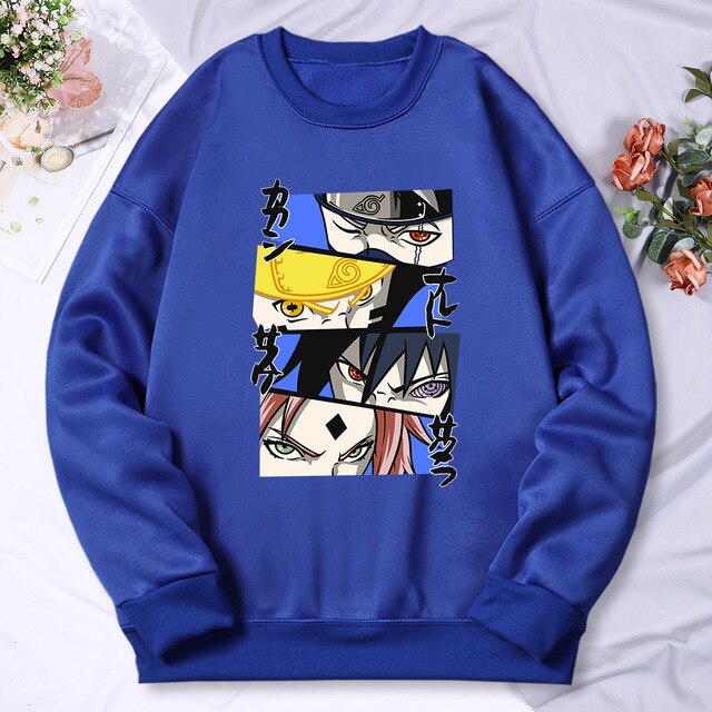 Naruto warning Sweater Crewneck || Sweater Basic Anime || Pria &amp; Wanita Sz M - L - XL