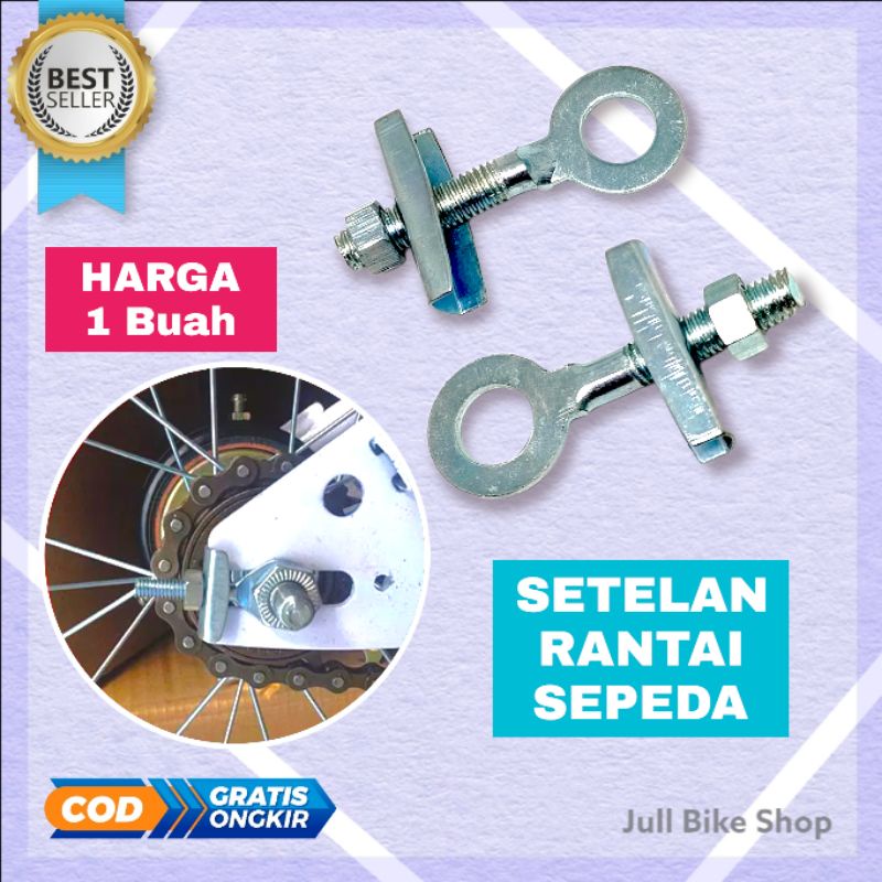 1pcs Anting sepeda pengunci pengatur rantai bmx anak mtb fixie spanner spaner as setelan penyetel rantai anting-anting