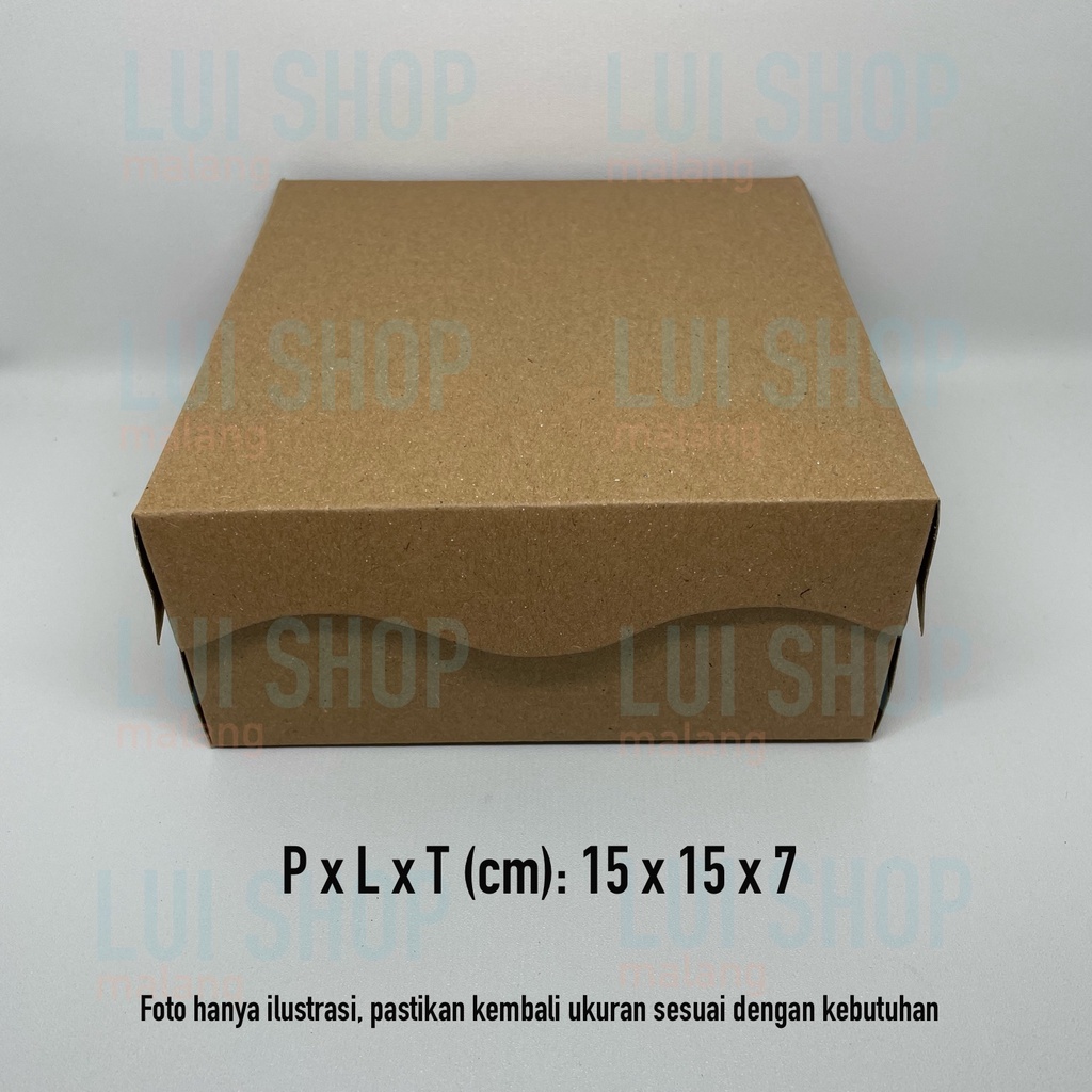 

DUS KUE 15cm x 15cm R6 [R-ENAM] 300gr (MB) Apa Kabar