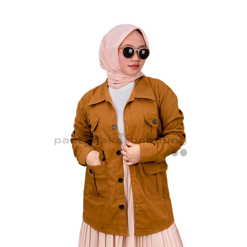 ADAM JAKET MUSTARD || JAKET SEMI PARKA || JAKET PRIA DAN WANITA MASA KINI