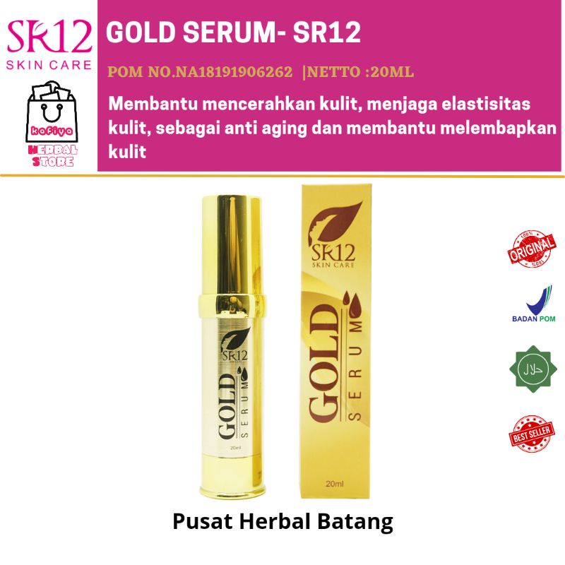 serum gold anti aging/mencerahkan/mengencangkan kulit