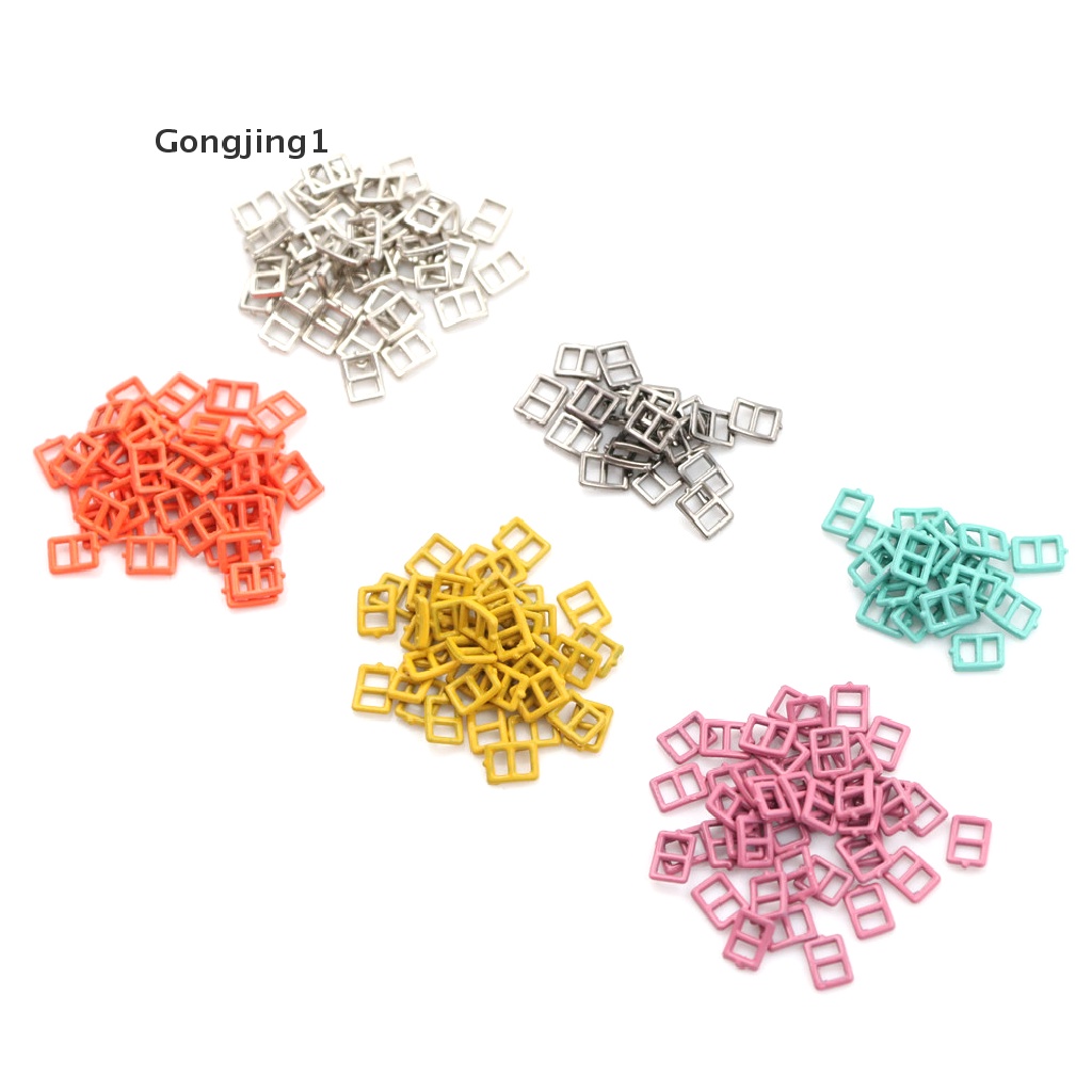 Gongjing1 20pcs Gesper Ultra Kecil 3MM Diy Untuk Pakaian Boneka blyth bjd