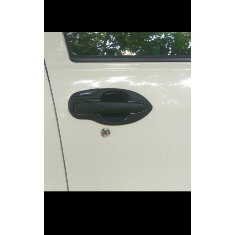 Outer handle tank cover bensin Toyota calya Sigra Hitam doff