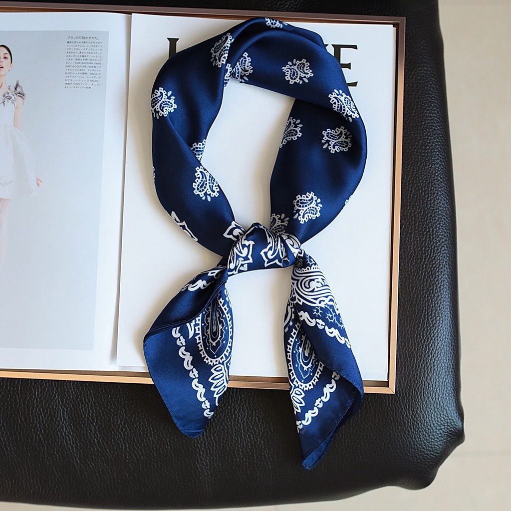 Super66 Scarf Syall Outer Leher Headband 70x70cm-15