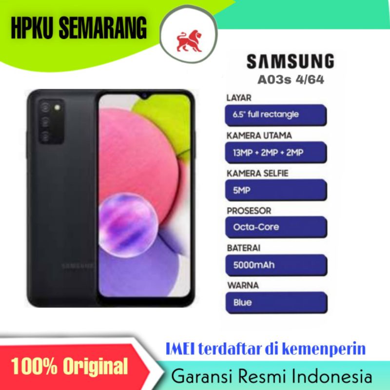 Samsung A03S 4/64 Garansi Resmi