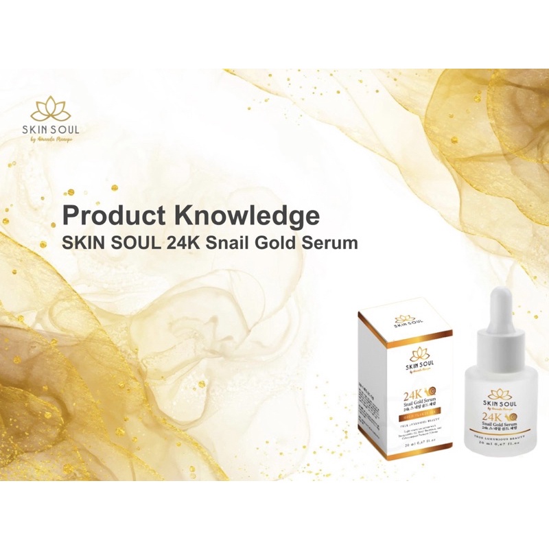 (READY STOCK) SERUM WAJAH GOLD 24K SKINSOUL BY AMANDA MANOPO FACE SERUM SKIN SOUL BRIGHTENING-1