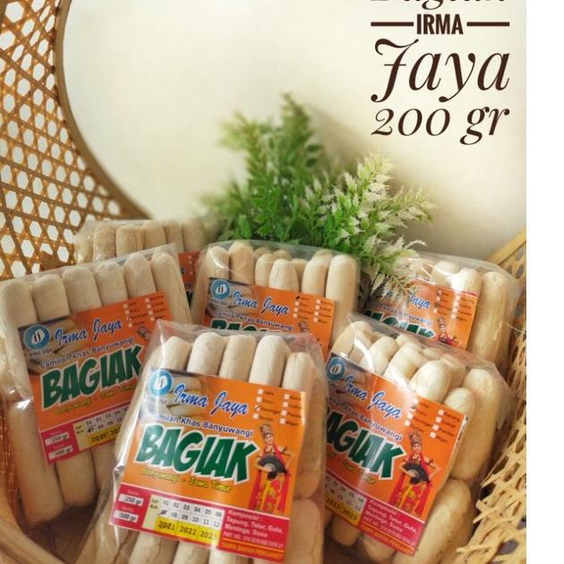 

V Bagiak Irma Jaya 200gr Khas Banyuwangi ➵➼ ➻ 60[strip]VV