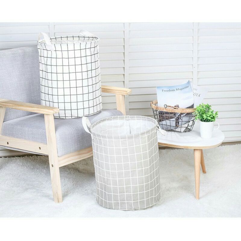 Keranjang Krenjang Kerenjang Londri Londry Baju Kotor Bulat Lipat Anti Air Waterprog Whaterpeof