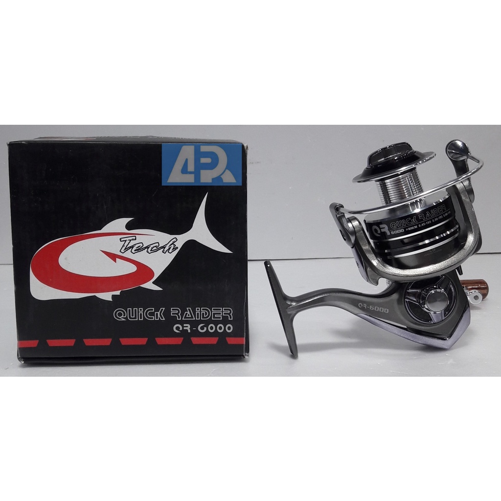 REEL GTECH QUICK RAIDER  SW / Ril Spinning Saltwater Original Gtech / Metal Body / Aneka Raya Pancin