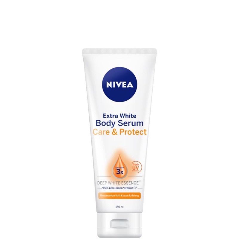 Nivea Extra White Body Serum Care Protect 180 mL