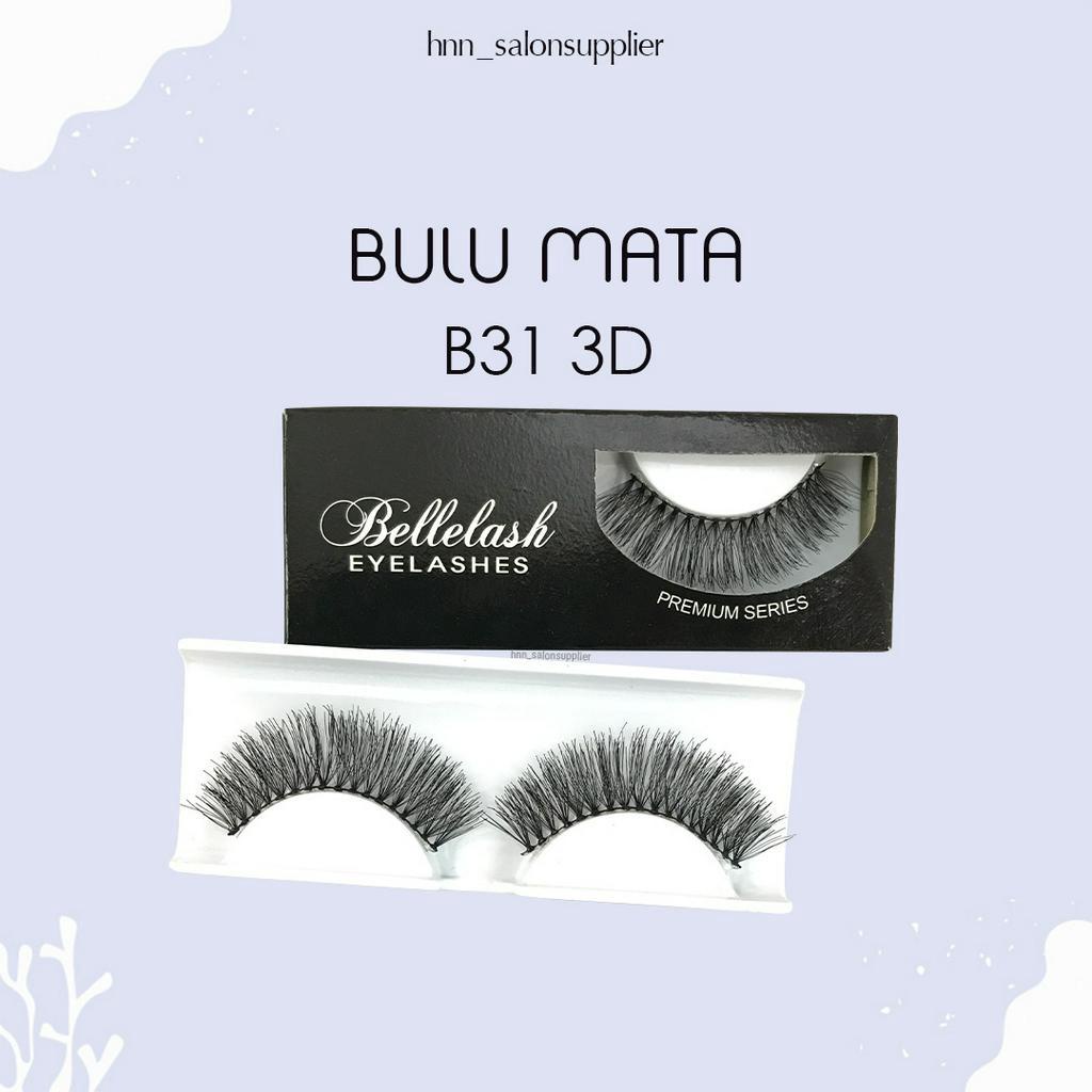 Bulu Mata Palsu Handmade B31 3D Eyelash Eye Lashes Lash Artifivial Belle Eyelashes