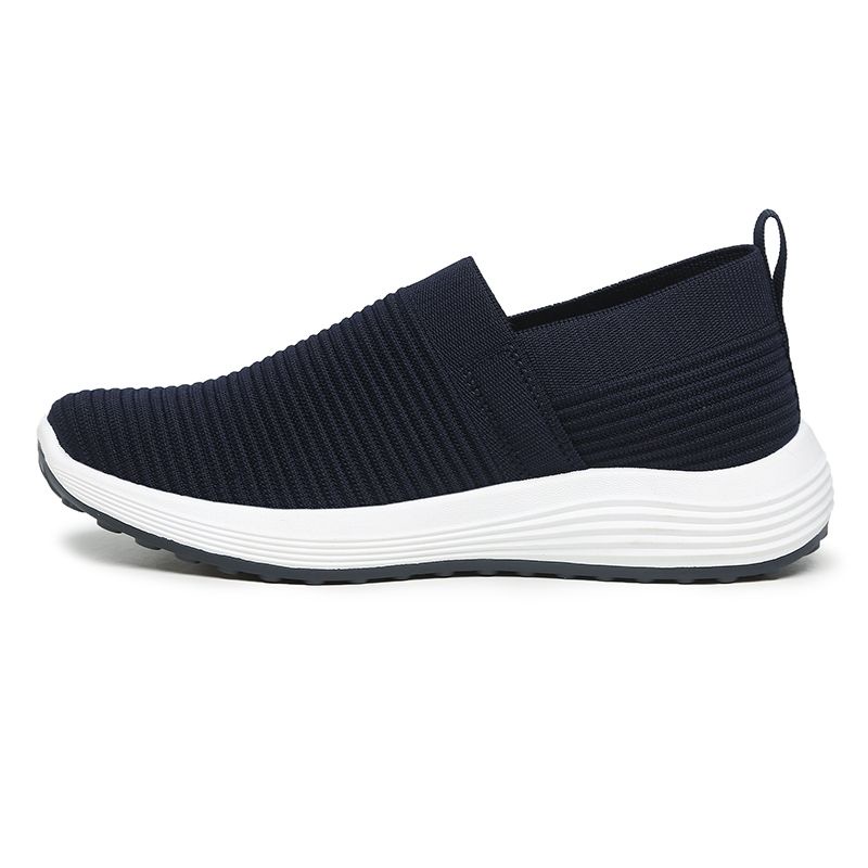 [GROSIR][COD] SEVEN_DAY SEPATU RAJUT SLIP ON WANITA OLAHRAGA TANPA TALI SPORT SHOES NAVY A-667