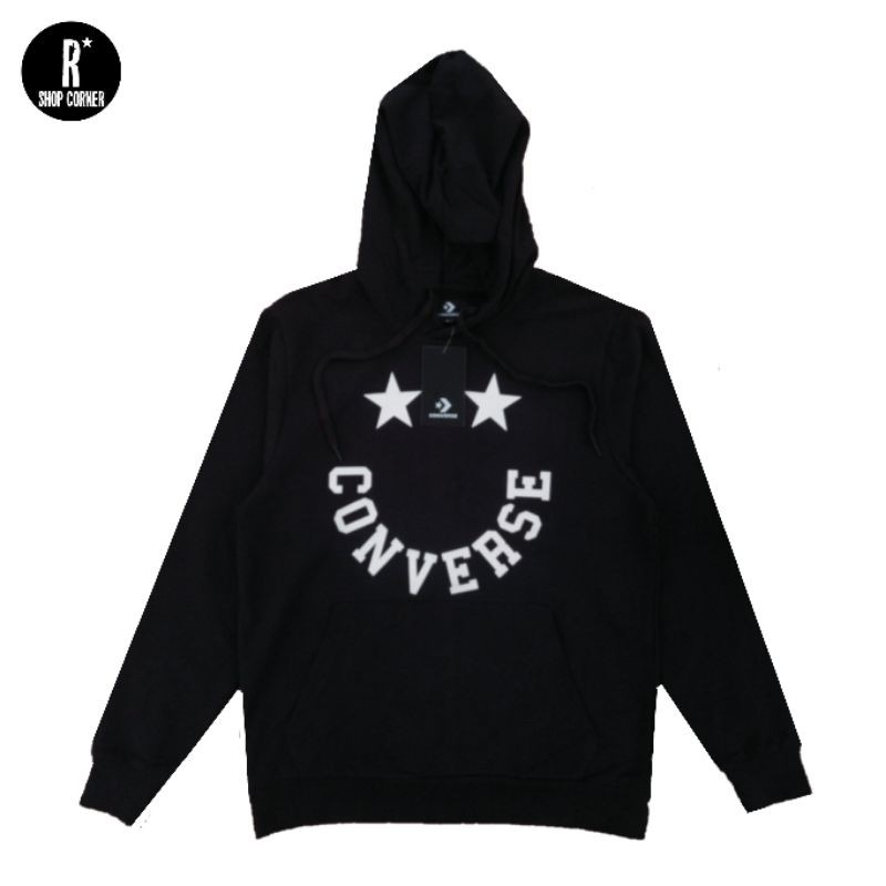 Converse Smile Hoodie Black Original