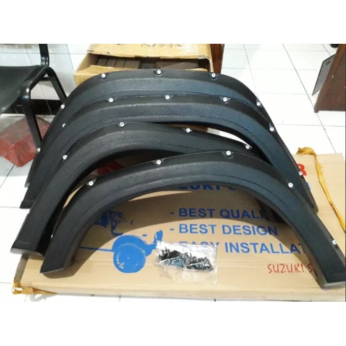 Over Fender. Slebor. Spatbor. Suzuki Katana Jimny. Model Kotak Bahan Karet. Rubber