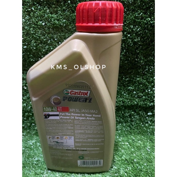 Oli Castrol Power 1 4T SAE 10W-40 800ml Oli Mesin Motor Castrol Power 1 0,8 Liter (Asli)