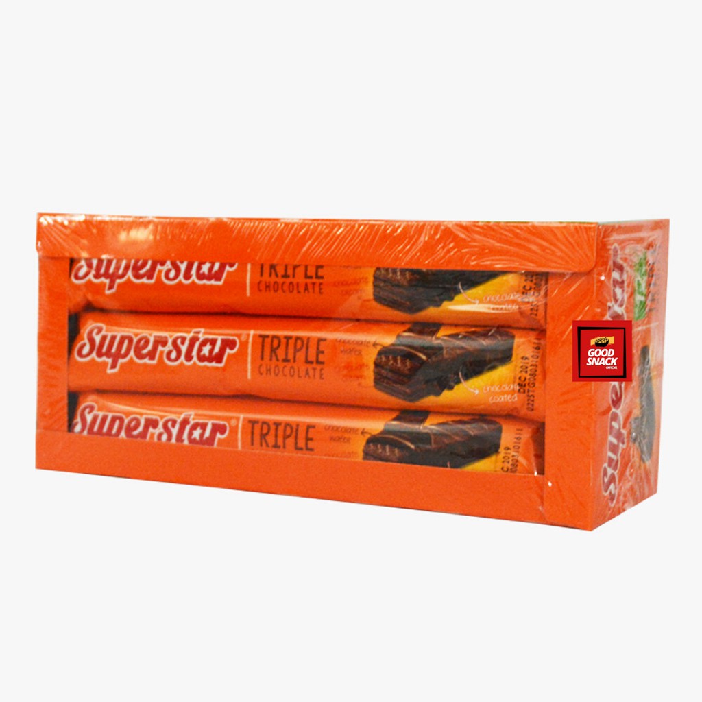 

Superstar - Wafer Triple Chocolate - 12pcs x 18gr