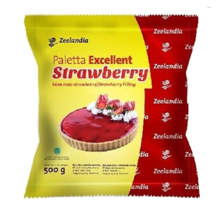 

ZEELANDIA Paletta Selai Isian Excellent Strawberry Filling Jam 500 gr