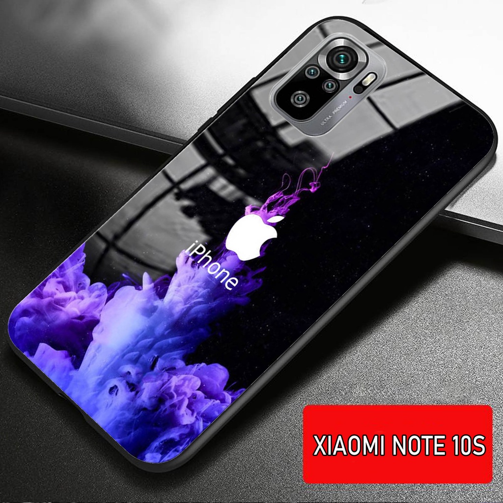 Softcase Glass Kaca XIAOMI REDMI NOTE 10 S - Casing HP XIAOMI REDMI NOTE 10 S [ S49].