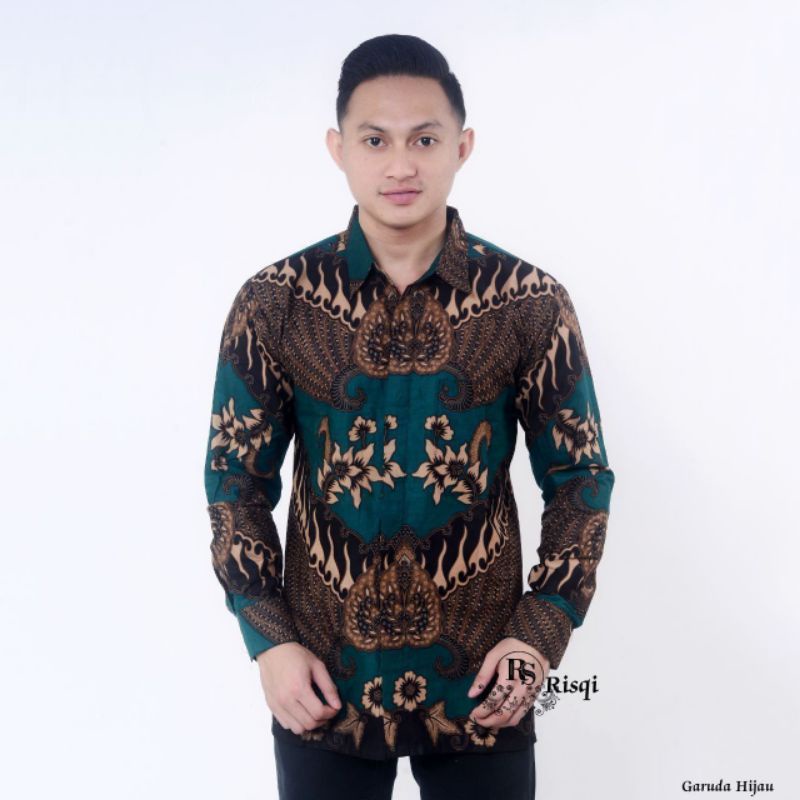 KEMEJA BATIK PRIA LENGAN PANJANG / KEMEJA BATIK MURAH / KEMEJA BATIK PRIA M L XL XXL