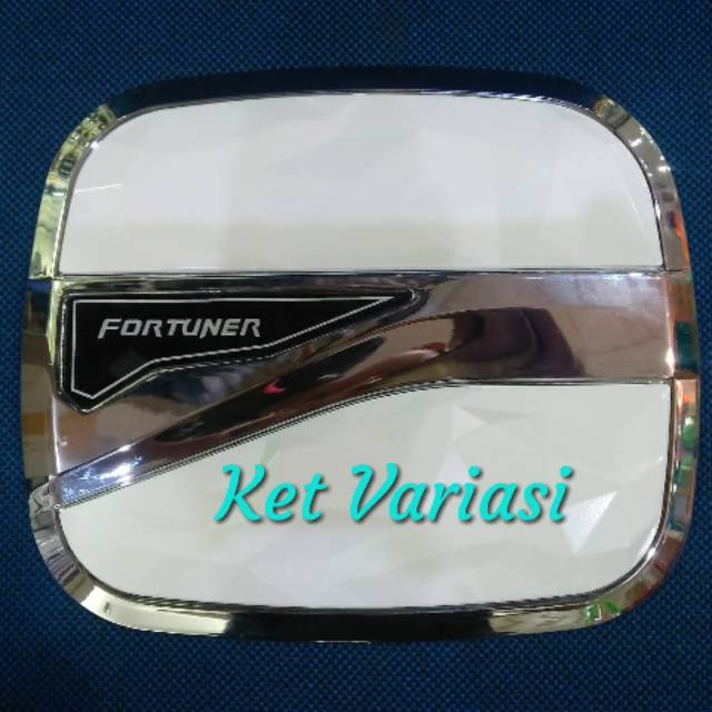 Tank cover tutup tangki mobil all new Fortuner putih cristal