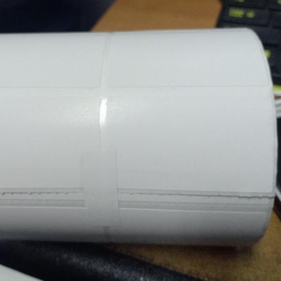 

♚ KERTAS STICKER LABEL SEMICOATED 50X30 2 BARIS ISI 2500PCS ☟