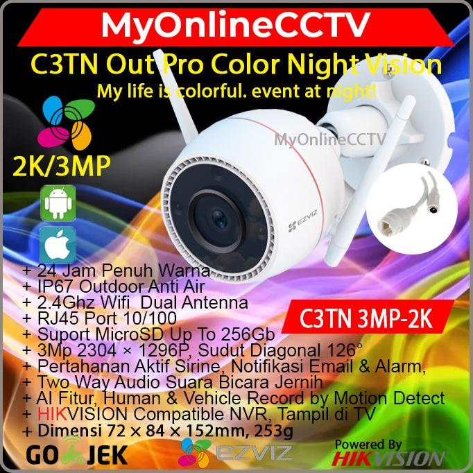 EZVIZ C3W 1080P IP Camera Outdoor CCTV By Hikvision GARANSI RESMI