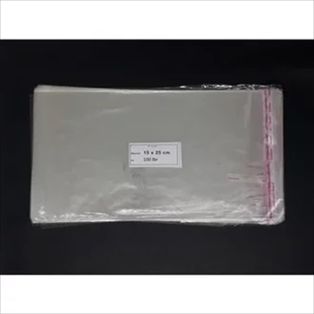

PLASTIK OPP + LEM Uk 15 X 25