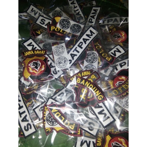 Atribut Satpam Polda Jabar