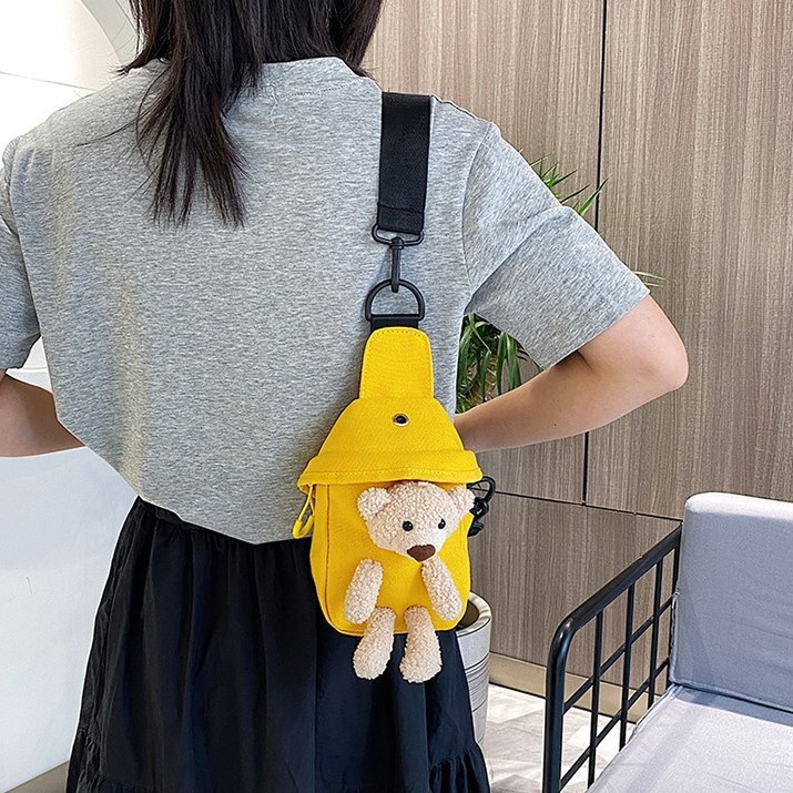 Fashion Fair - Waist Bag Boneka T5090 / Tas Pinggang Boneka Lucu / Tas Selempang Boneka Import