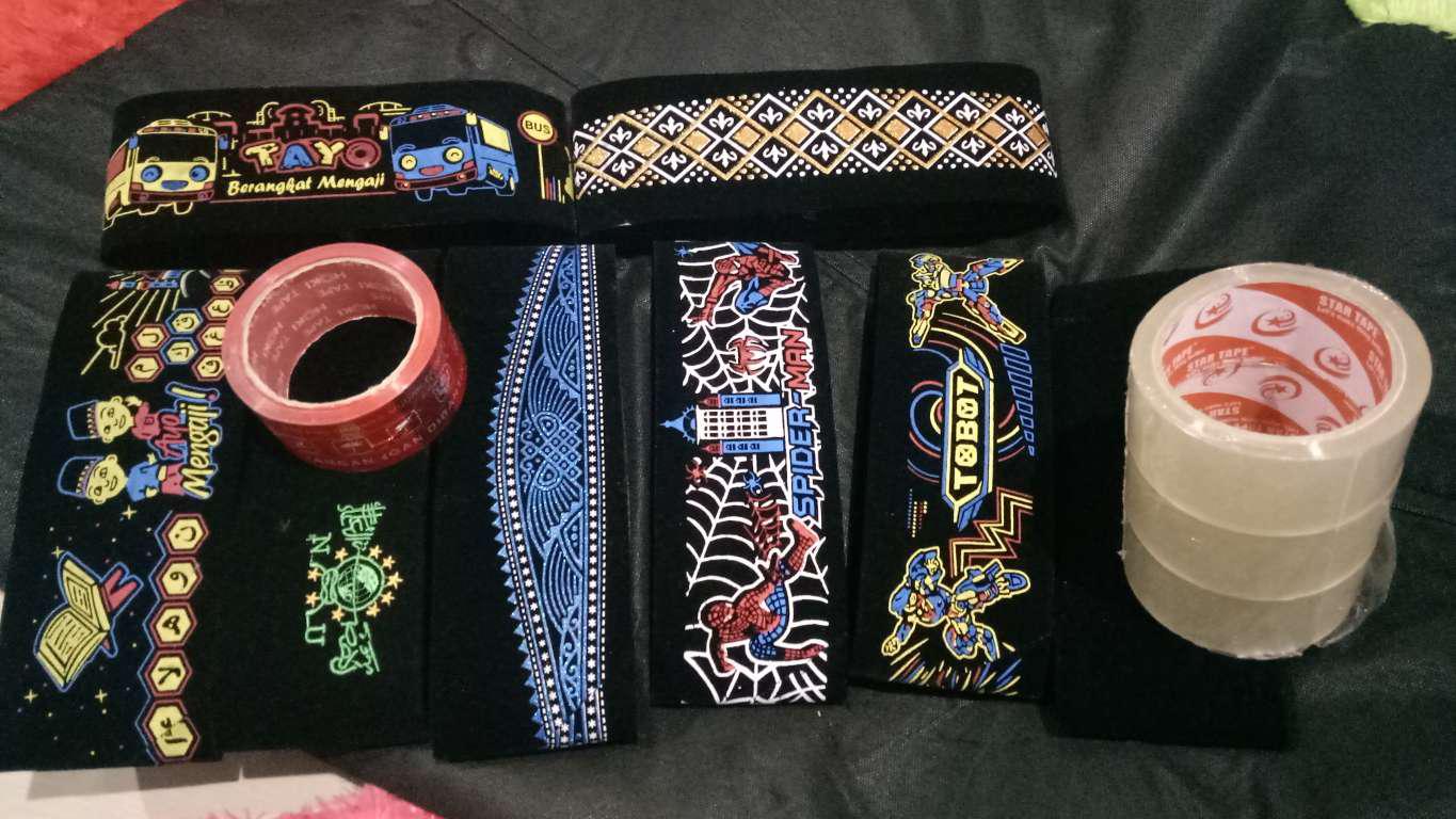 Songkok Batik Kolosebo - Peci Sablon Motif Biru Emas Silver Kopiah Kopyah Kopeah Ac Anak Dewasa