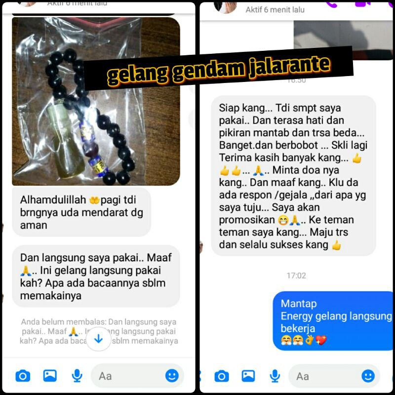 gelang gendam jalarante