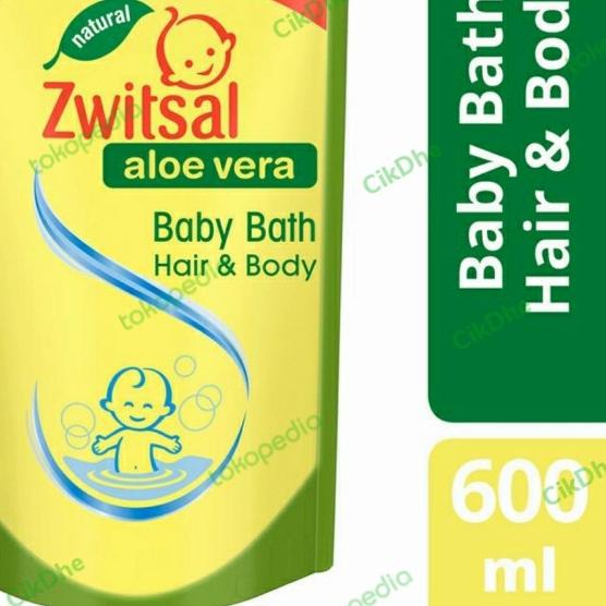 ○ Zwitsal Switzal Switsal Aloe Vera Baby Bath Sabun Bayi 600ml 600 ml - ZWITSALAV 600ML ❅